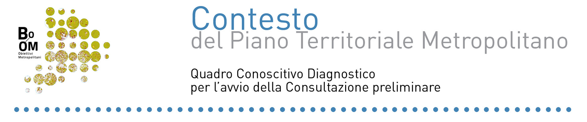 Contesto del Piano Territoriale Metropolitano