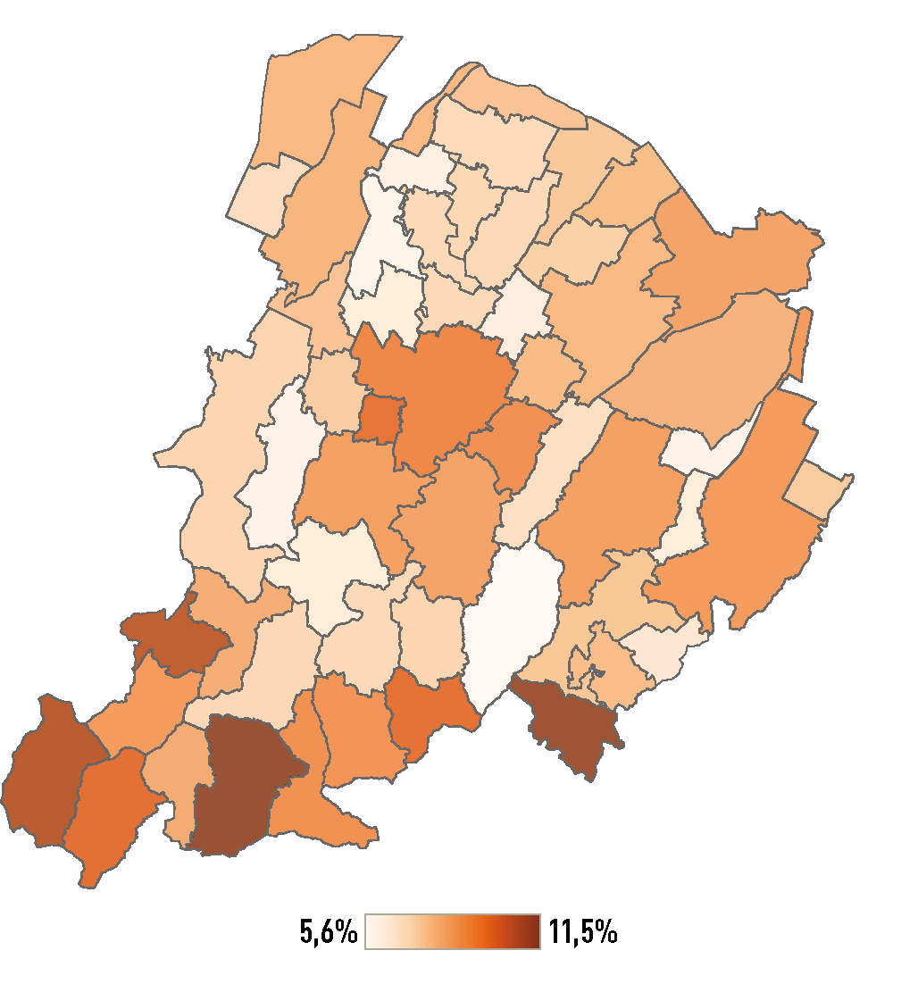 Popolazione con 80 e oltre anni al 31.12.2018